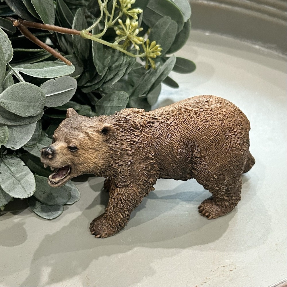 Schleich Grizzly Bear‎ Figure Brown Wildlife Animal Figurine 4" 2012